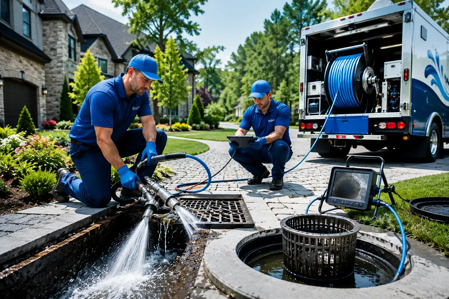 Local outdoor drain cleaning professionals in Channing, MI